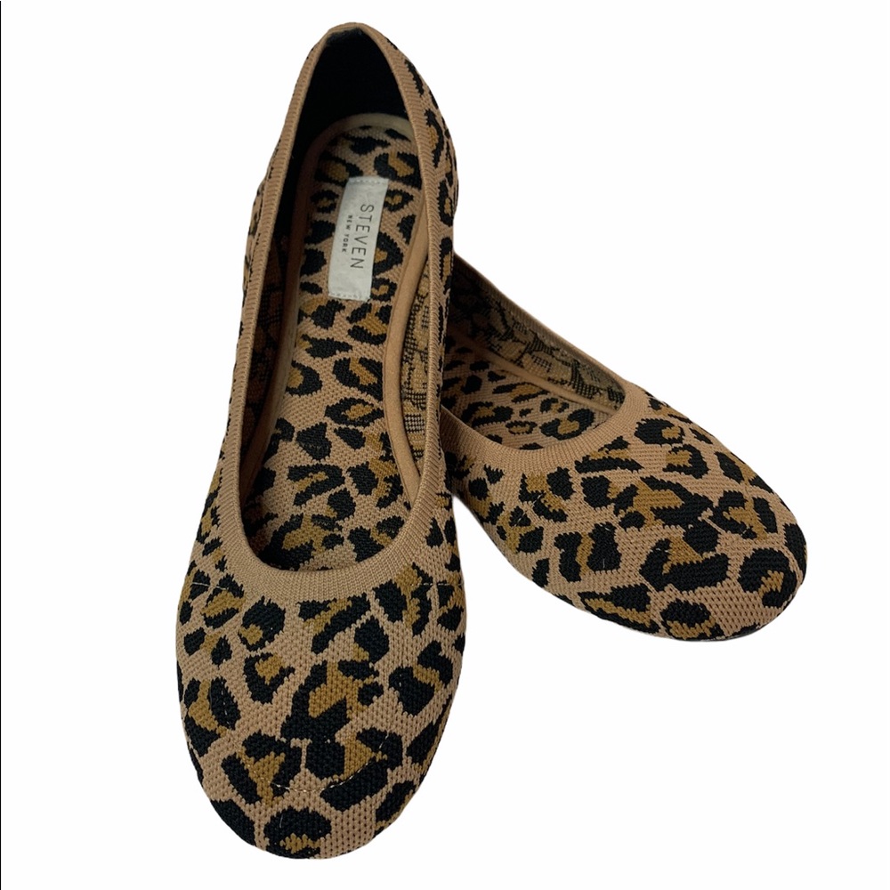 Steven by Steve Madden Cheetah Ramone Flats 11M